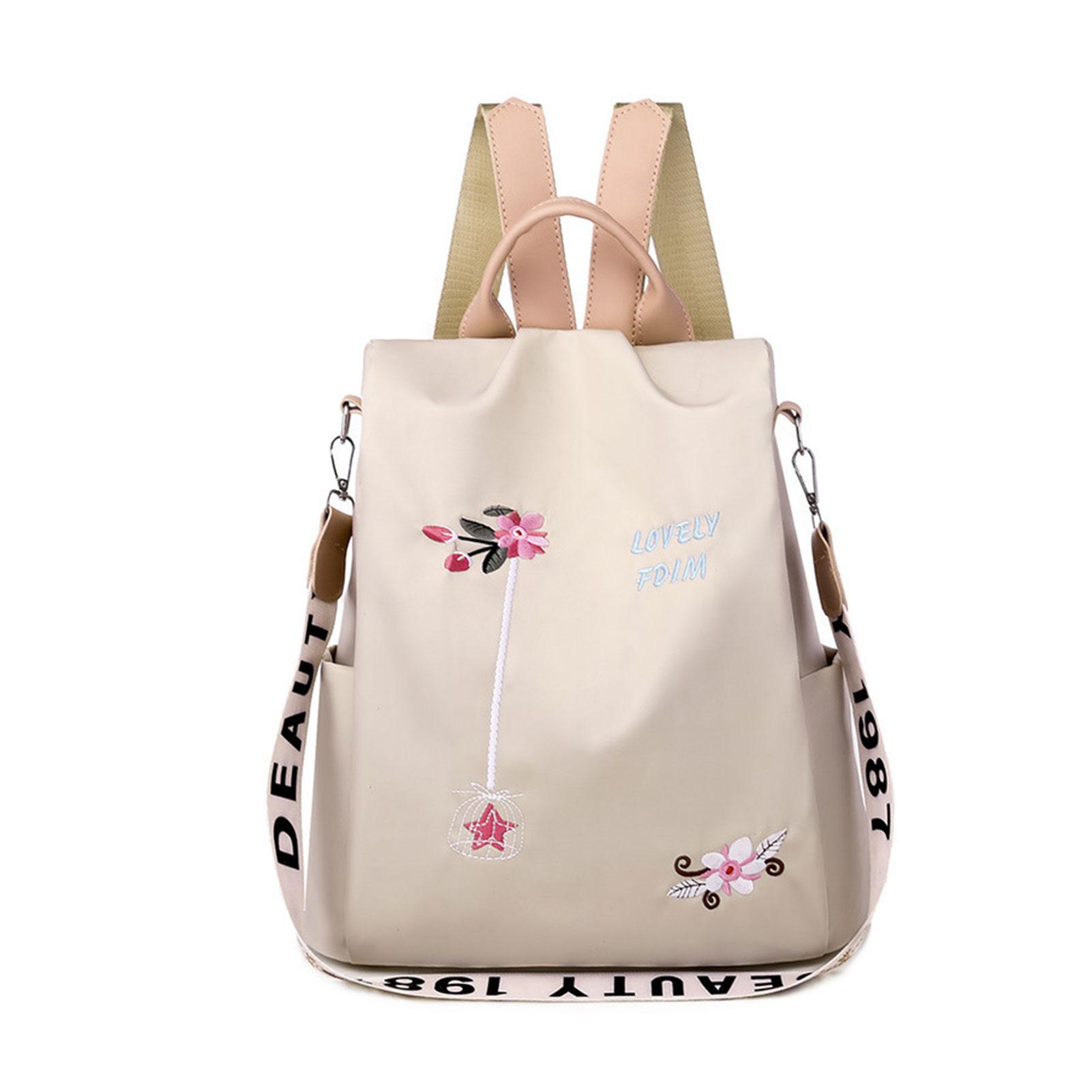 Повседневный рюкзак из ткани Оксфорд с цветочной вышивкой на плечо, школьные сумки для книг, женские сумки для ежедневного путешествия, противоугонный рюкзак, винтажный рюкзак хаки
Повседневный рюкзак из ткани Оксфорд с цветочной вышивкой на плечо, школьные сумки для книг, женские сумки для ежедневного путешествия, противоугонный рюкзак, винтажный рюкзак хаки