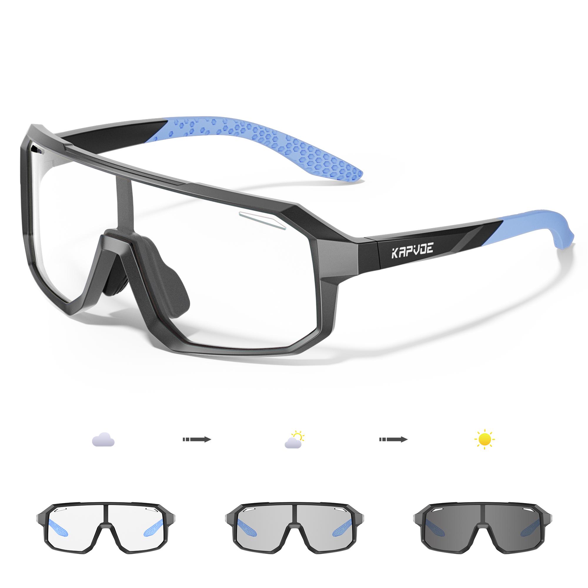 KAPVOE Kids Cycling Glasses UV400 Photochromic Sunglasses for MTB Road Bike Outdoor Sports Running Eyewear No accessories
KAPVOE Kids Cycling Glasses UV400 Photochromic Sunglasses for MTB Road Bike Outdoor Sports Running Eyewear No accessories
