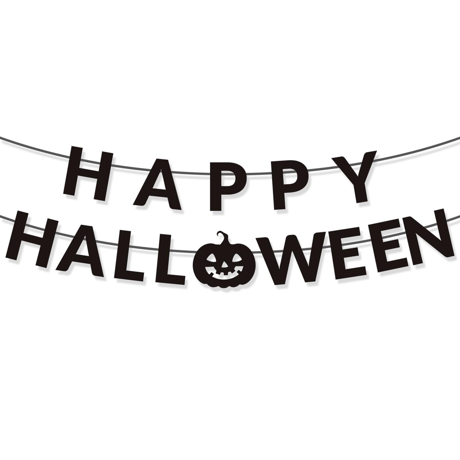 Halloween Party Decoration HAPPY HALLOWEEN Pumpkin Flag One Size
Halloween Party Decoration HAPPY HALLOWEEN Pumpkin Flag One Size