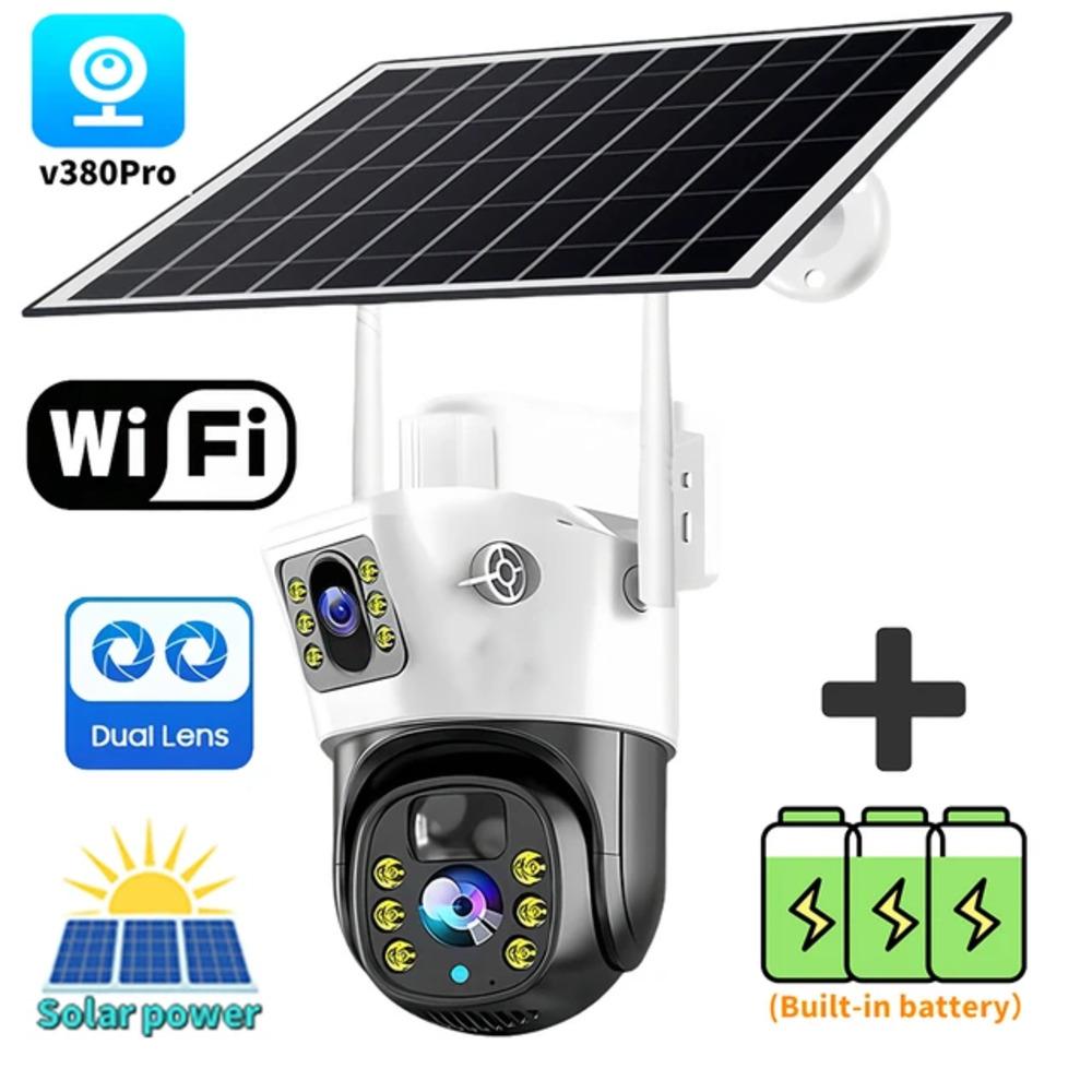 V380Pro Outdoor Solar Security 8MP 4K HD WIFI Wi-Fi Подвійна лінза PTZ Низьке енергоспоживання PIR камера відеоспостереження для виявлення людини Only Wifi Camera білий
V380Pro Outdoor Solar Security 8MP 4K HD WIFI Wi-Fi Подвійна лінза PTZ Низьке енергоспоживання PIR камера відеоспостереження для виявлення людини Only Wifi Camera білий