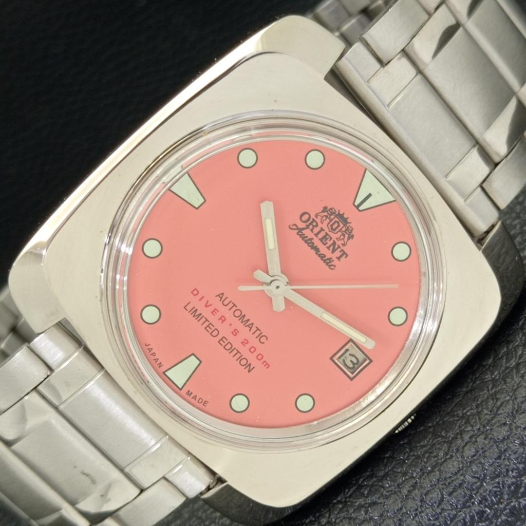 USED VINTAGE ORIENT AUTOMATIC 46941 JAPAN MENS PEACH COLOR DIAL WATCH a436558-2 R123a-a436558
USED VINTAGE ORIENT AUTOMATIC 46941 JAPAN MENS PEACH COLOR DIAL WATCH a436558-2 R123a-a436558