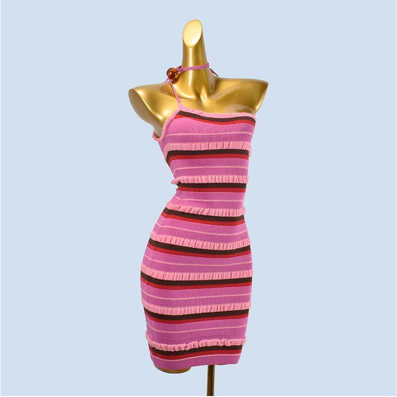Экспорт Модный Стиль Сексуальный Сексуальный Контрастный Цвет Вязаное Платье на Бретелях Без Рукавов Весна Лето Приталенное Облегающее Платье Бодикон Женское Pink Dress All yards
Экспорт Модный Стиль Сексуальный Сексуальный Контрастный Цвет Вязаное Платье на Бретелях Без Рукавов Весна Лето Приталенное Облегающее Платье Бодикон Женское Pink Dress All yards