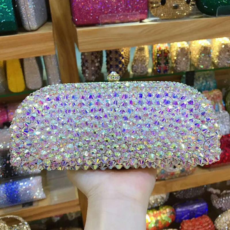 Dumpling Shape Evening Purses WHTUOHENG Bling Diamond Bridal Clutches Women Little Crystal Purse Sparkling Lady Party Handbang
Dumpling Shape Evening Purses WHTUOHENG Bling Diamond Bridal Clutches Women Little Crystal Purse Sparkling Lady Party Handbang