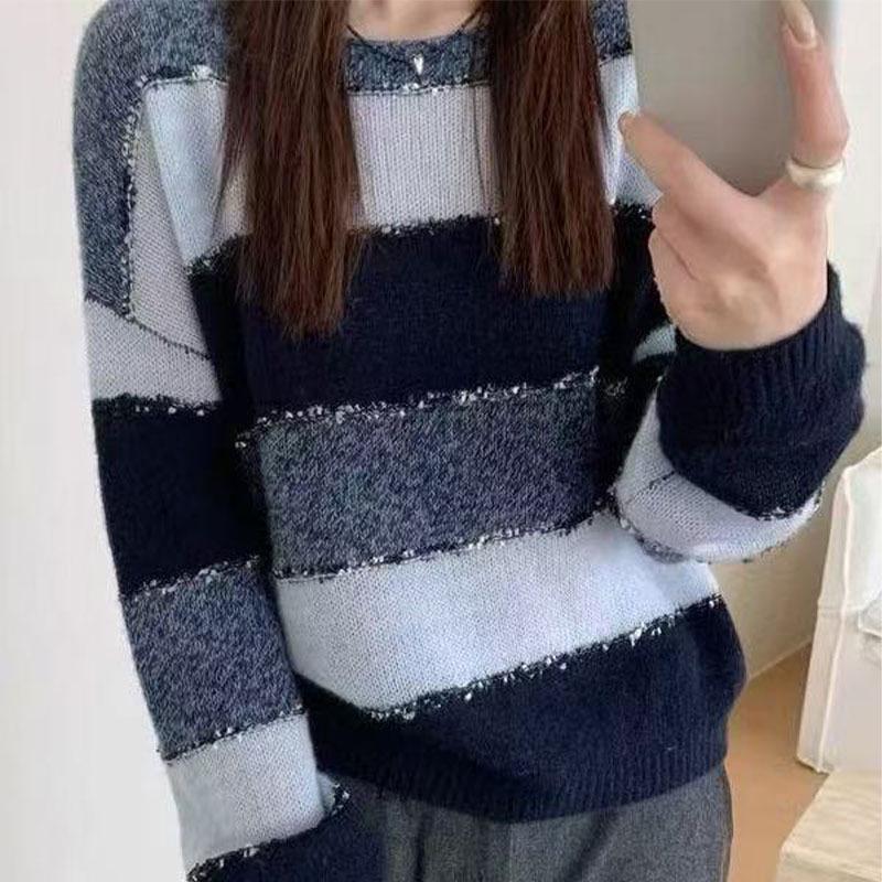 In Stock: 2026 Fall/Winter Plus Size Striped Color Block Sweater - Women s Age-Defying Knitwear One Size
In Stock: 2026 Fall/Winter Plus Size Striped Color Block Sweater - Women s Age-Defying Knitwear One Size