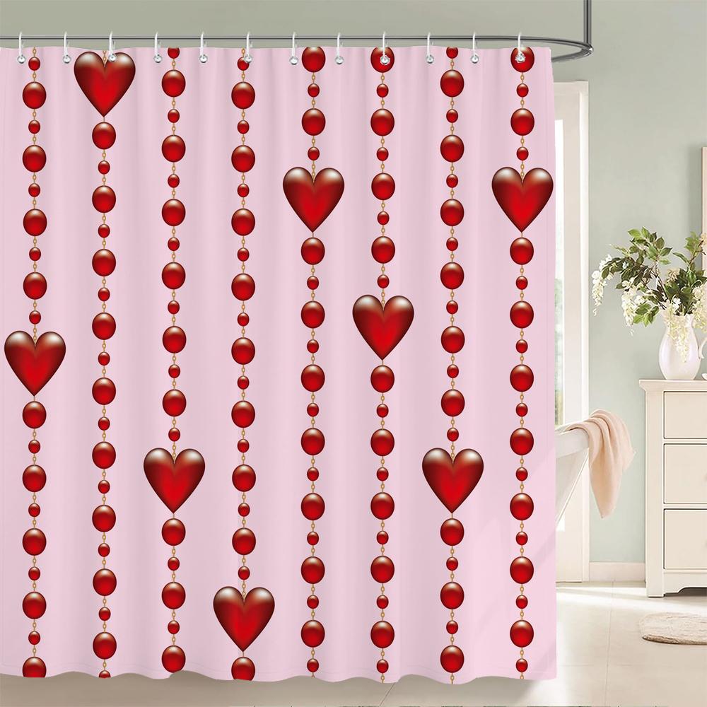 1 Pc Pink,Romantic Love Pattern Shower Curtain Printing Fabric Valentine S Day Love Home Decoration Bathroom Curtain With Hooks W60H190(CM)-1 Pcs
1 Pc Pink,Romantic Love Pattern Shower Curtain Printing Fabric Valentine S Day Love Home Decoration Bathroom Curtain With Hooks W60H190(CM)-1 Pcs