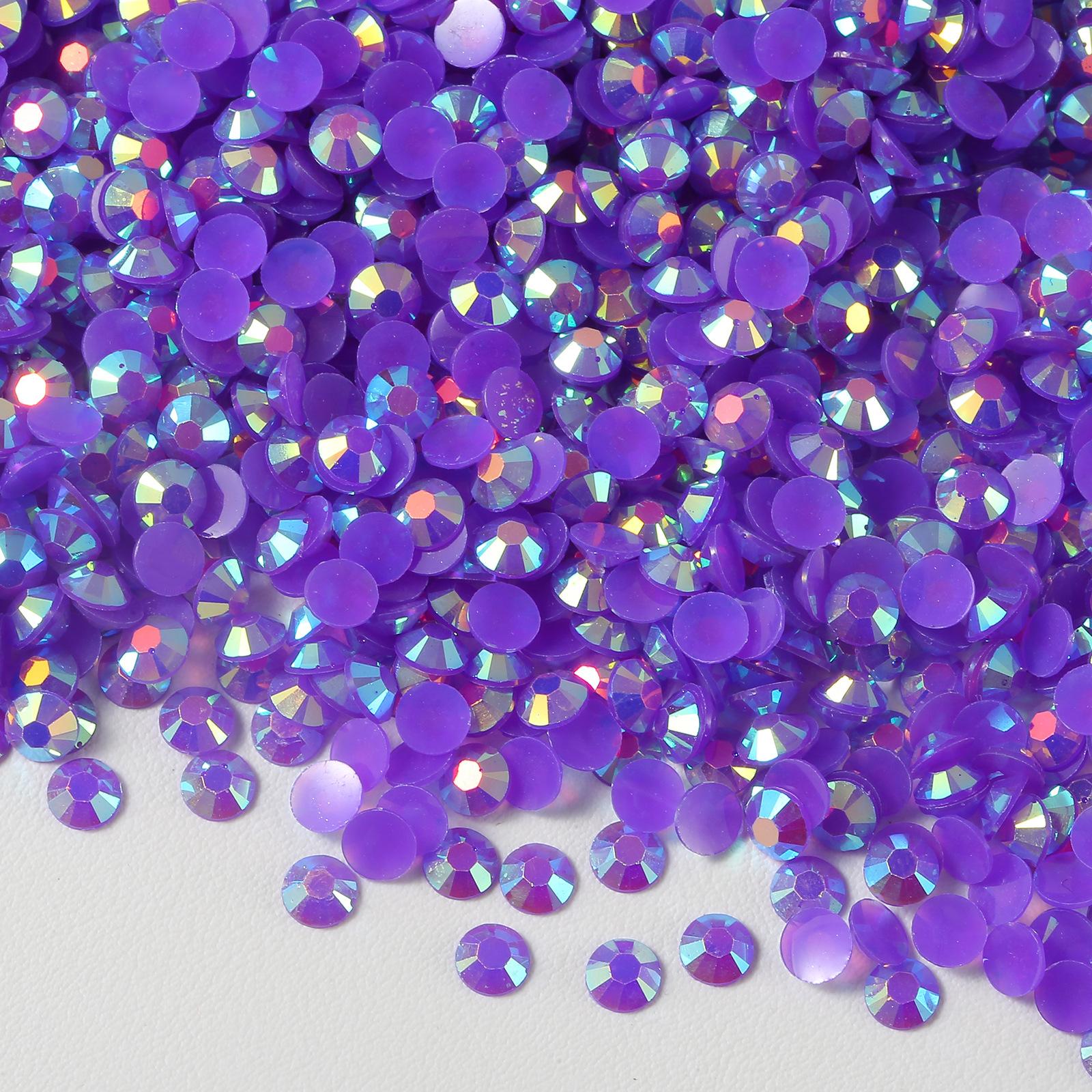 2-6 мм плоское дно смоляное желеобразное сверло для самостоятельного изготовления отверстий для чехлов мобильных телефонов обувь красота одежда нашивка Ab прозрачное сверло для ногтей 6mm 1000pcs/pack 50g