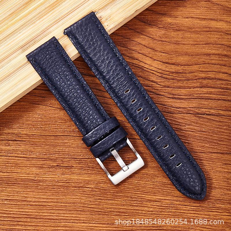 Watch With Genuine Leather 6-Color Lychee Pattern High Core Soft And Wear-Resistant Cowhide Strap 20Mm 22Mm Pin Buckle 20mm silver синий
Watch With Genuine Leather 6-Color Lychee Pattern High Core Soft And Wear-Resistant Cowhide Strap 20Mm 22Mm Pin Buckle 20mm silver синий