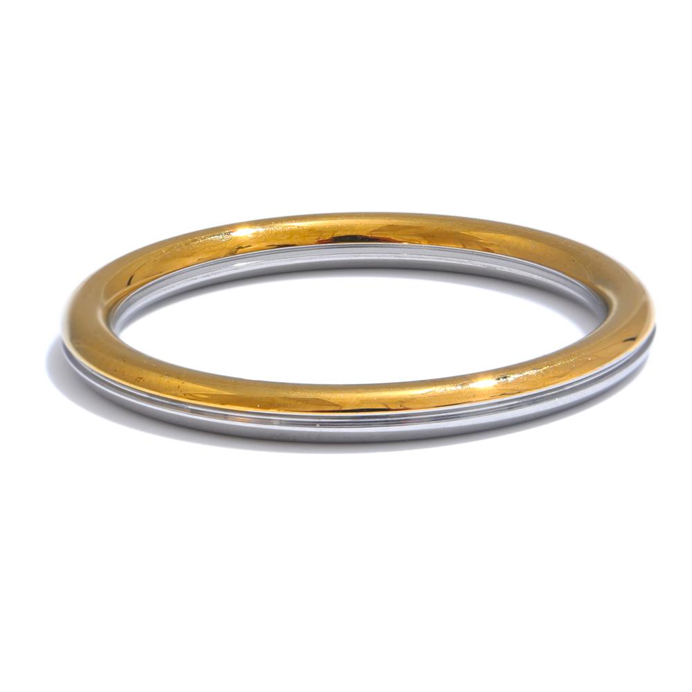 Yhpup Minimalist Double Color Technology Stainless Steel Metal Round Chic Finger Ring for Women Personalized Jewelry 8
Yhpup Minimalist Double Color Technology Stainless Steel Metal Round Chic Finger Ring for Women Personalized Jewelry 8