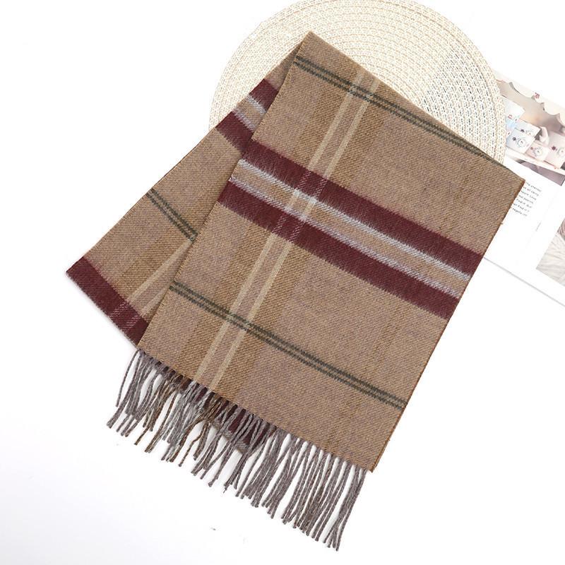 Cashmere Wool Scarf Women s Winter Warm Men s Scarf Autumn and Winter New Tassel Korean Style Plaid Scarf 220*45CM
Cashmere Wool Scarf Women s Winter Warm Men s Scarf Autumn and Winter New Tassel Korean Style Plaid Scarf 220*45CM