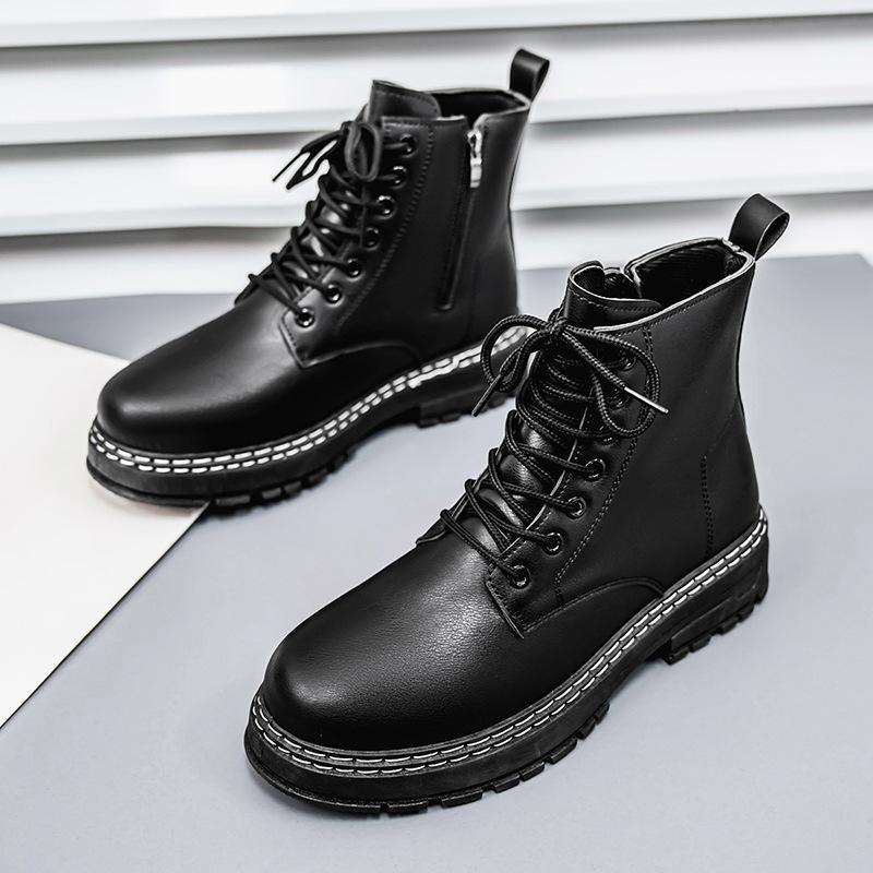 Martin boots men s spring 2025 new fashion British tooling boots high-top platform casual trend versatile leather shoes 39 чёрный
Martin boots men s spring 2025 new fashion British tooling boots high-top platform casual trend versatile leather shoes 39 чёрный