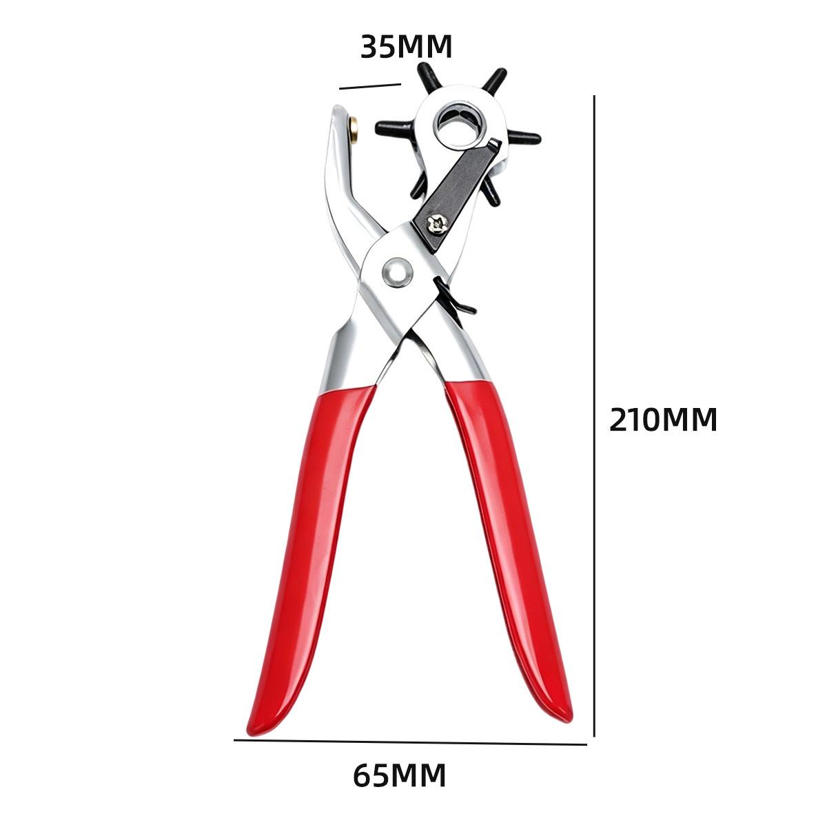 Multi-Purpose Leather Punch Pliers for Belts and Watch Straps
Multi-Purpose Leather Punch Pliers for Belts and Watch Straps