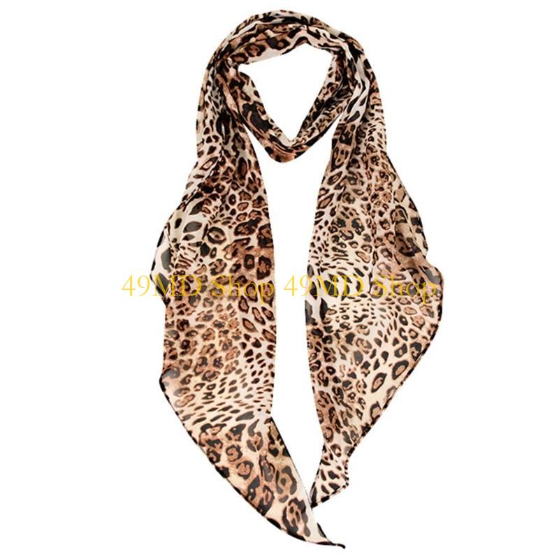 49MD Trendy Leopard Print Scarves Breathable Moisture Wicking Stylish Neckerchief for Daily Commute or Travel
49MD Trendy Leopard Print Scarves Breathable Moisture Wicking Stylish Neckerchief for Daily Commute or Travel