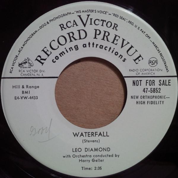 7inch Record LEO DIAMOND - Waterfall / Little One You re Too M 475852PROMO RCA Victor 1955 US Jazz Used
7inch Record LEO DIAMOND - Waterfall / Little One You re Too M 475852PROMO RCA Victor 1955 US Jazz Used