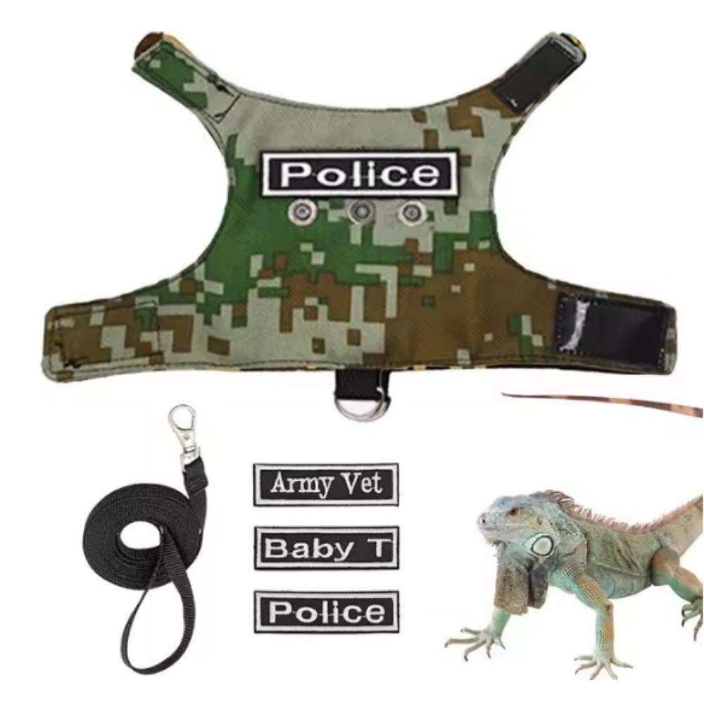 Escape Proof Reptiles Harness Leashes Canvas Lizard Traction Rope Clothing for Camping Walking
Escape Proof Reptiles Harness Leashes Canvas Lizard Traction Rope Clothing for Camping Walking