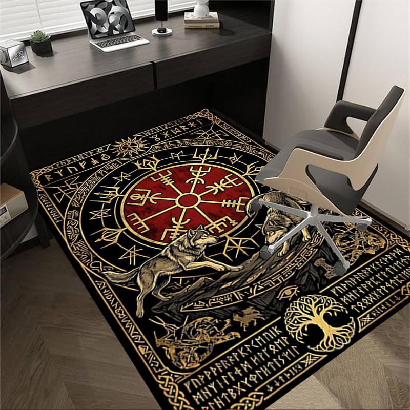 1PC Viking Norse Non-Slip Floor carpet, Office, family, bedroom, Studio - Large Area Rug, Decorative Mat, Longlasting Material-C0439 60cm by 90cm
1PC Viking Norse Non-Slip Floor carpet, Office, family, bedroom, Studio - Large Area Rug, Decorative Mat, Longlasting Material-C0439 60cm by 90cm