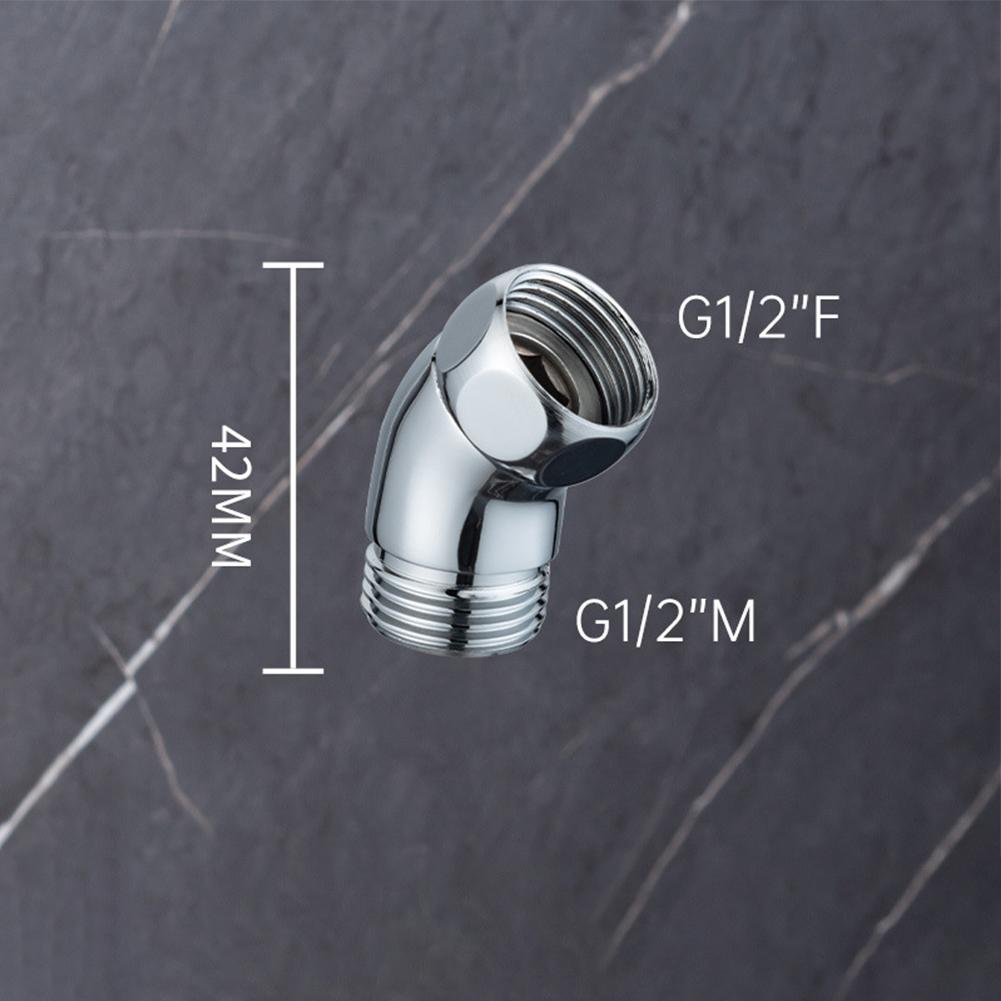 Bathroom Accessory Erosion Resistant Connector Chrome Shower Connector Flexible Bathing Options Long-Lasting Performance
Bathroom Accessory Erosion Resistant Connector Chrome Shower Connector Flexible Bathing Options Long-Lasting Performance