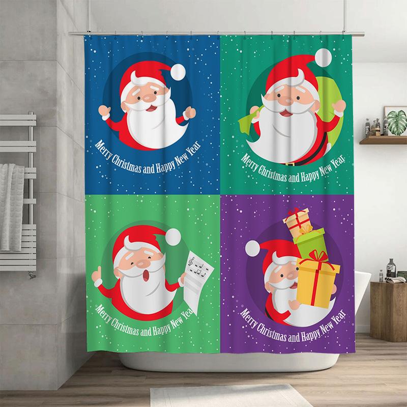 Tu Vintage Christmas Shower Curtain Rustic Farmhouse Holiday Bathroom Decor Festive Xmas Pattern Fabric Waterproof Home Decor W60H190(CM)-1 Pcs
Tu Vintage Christmas Shower Curtain Rustic Farmhouse Holiday Bathroom Decor Festive Xmas Pattern Fabric Waterproof Home Decor W60H190(CM)-1 Pcs