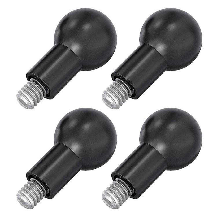 Set of 4pcs Plastic 17mm Ball Head Adapters Design for 1/4 Inch Screw Holes in Action Camera and Tablet Holders
Set of 4pcs Plastic 17mm Ball Head Adapters Design for 1/4 Inch Screw Holes in Action Camera and Tablet Holders