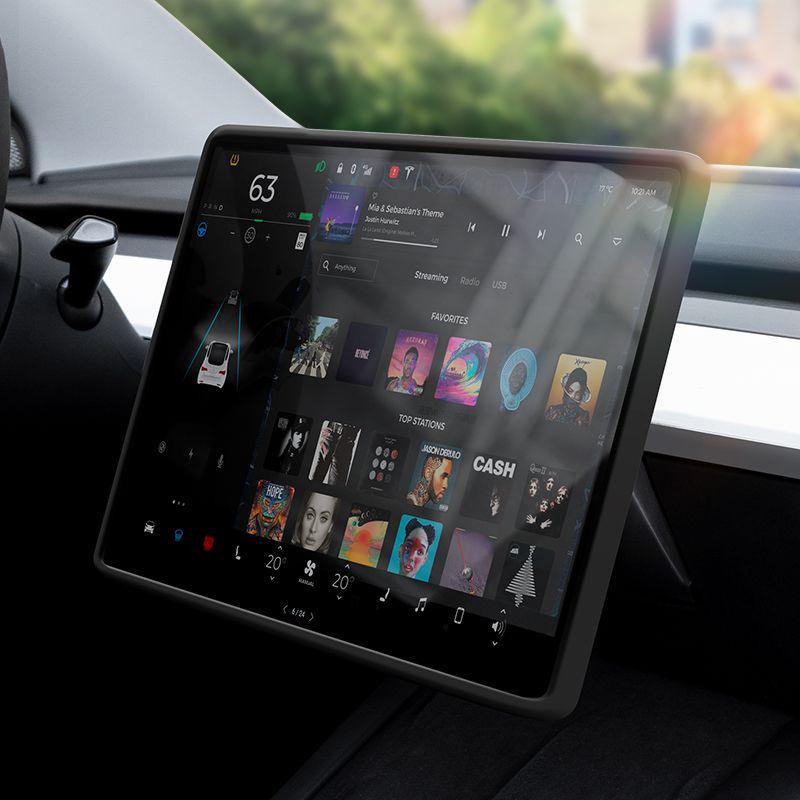 Silicone Protective Cover for Tesla Model 3/Y Center Console Screen
Silicone Protective Cover for Tesla Model 3/Y Center Console Screen