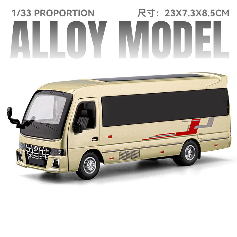 1:33 Toyota Coaster Luxury Business Car Alloy Metal Diecast Model Car Sound & Light Pull Back Collection Hobby Decoration Gifts золотий
1:33 Toyota Coaster Luxury Business Car Alloy Metal Diecast Model Car Sound & Light Pull Back Collection Hobby Decoration Gifts золотий