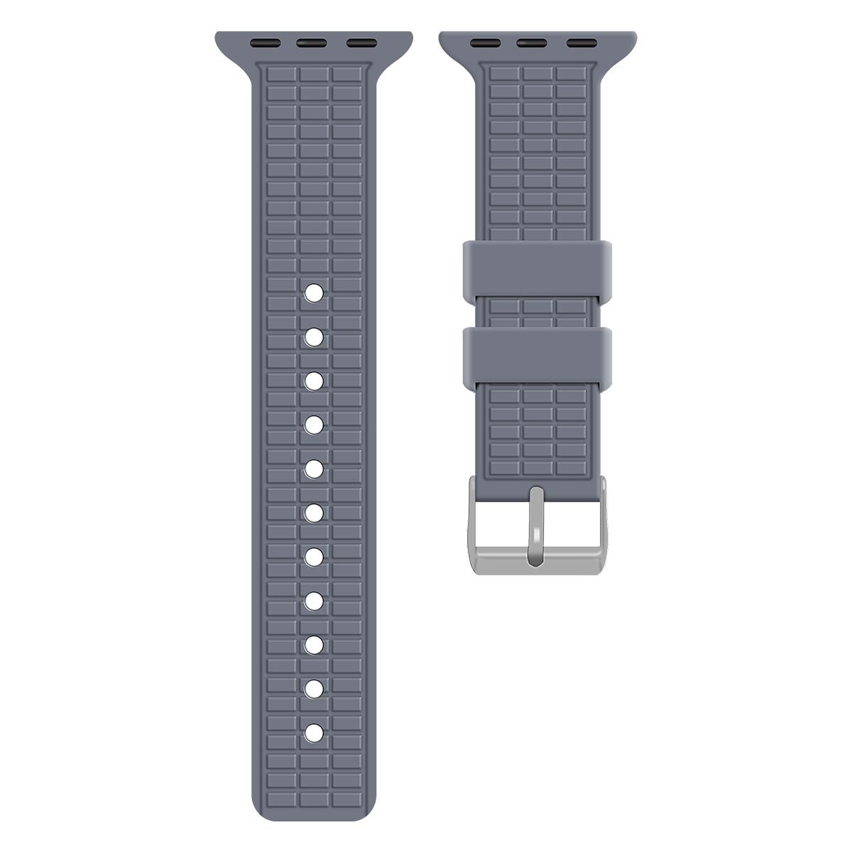 For Apple Watch Series 10 42mm/9 8 7 41mm/SE (2023) SE (2022) SE 6 5 4 40mm/3 2 1 38mm Strap Grid Pattern Silicone Watch Band Lavender Grey
For Apple Watch Series 10 42mm/9 8 7 41mm/SE (2023) SE (2022) SE 6 5 4 40mm/3 2 1 38mm Strap Grid Pattern Silicone Watch Band Lavender Grey