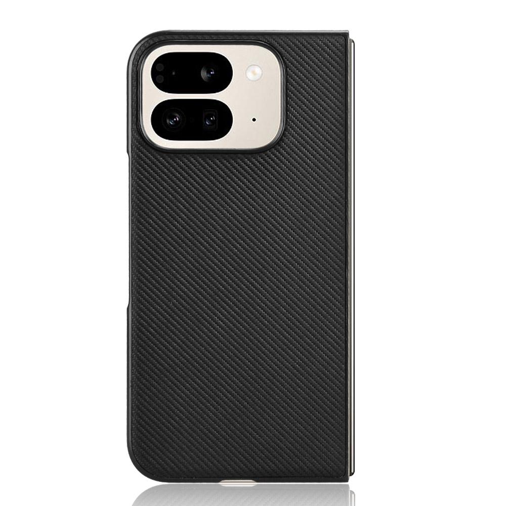 For Google Pixel 9 Pro Fold 5G Case Carbon Fiber Texture Shockproof PU+PC Phone Cover Black
For Google Pixel 9 Pro Fold 5G Case Carbon Fiber Texture Shockproof PU+PC Phone Cover Black