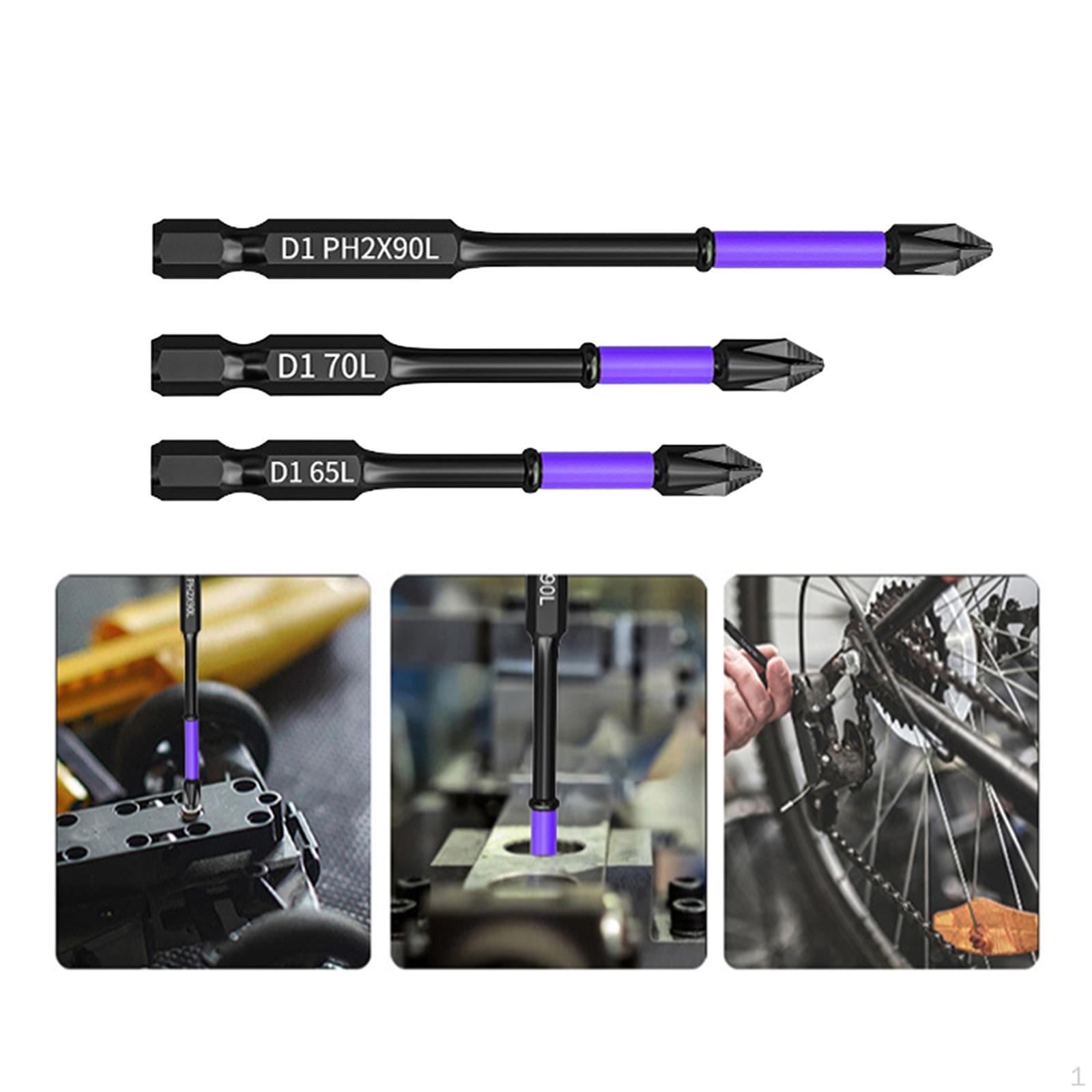 3x Screwdriver Bit Heavy Duty with Base for Furniture Repair Easy to Install Style A Style A
3x Screwdriver Bit Heavy Duty with Base for Furniture Repair Easy to Install Style A Style A