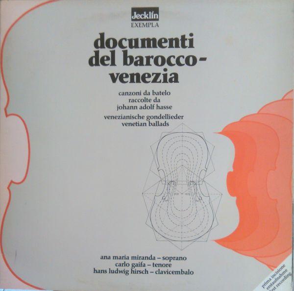 LP Record JOHANN ADOLF HASSE Canzoni Da Batelo EXAMPLE5003 Jecklin 1979 Sweden Classical Used
LP Record JOHANN ADOLF HASSE Canzoni Da Batelo EXAMPLE5003 Jecklin 1979 Sweden Classical Used