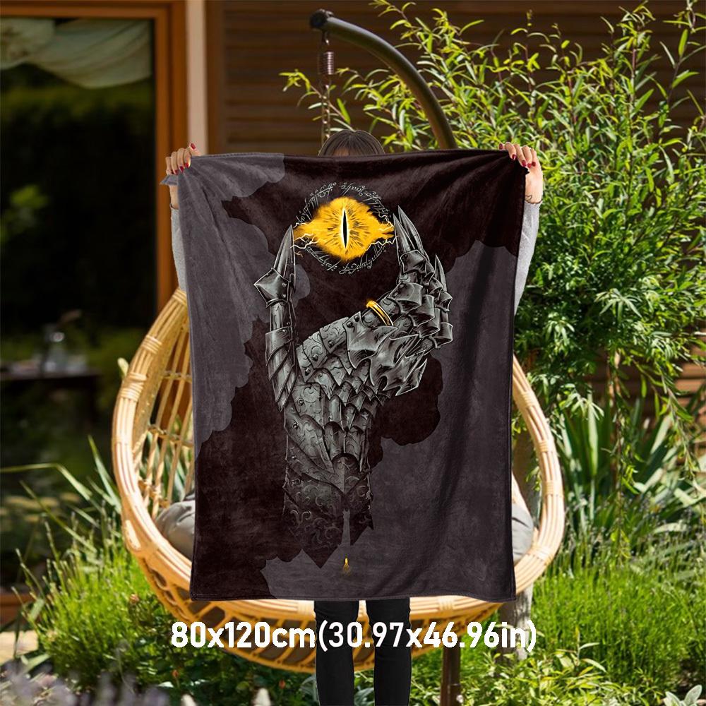 1pc Eye of Sauron, Ring, Armor - Throw Blanket, Soft, Flannel Blankets, Living Room, All Seasons Use-1021016 80x120cm
1pc Eye of Sauron, Ring, Armor - Throw Blanket, Soft, Flannel Blankets, Living Room, All Seasons Use-1021016 80x120cm