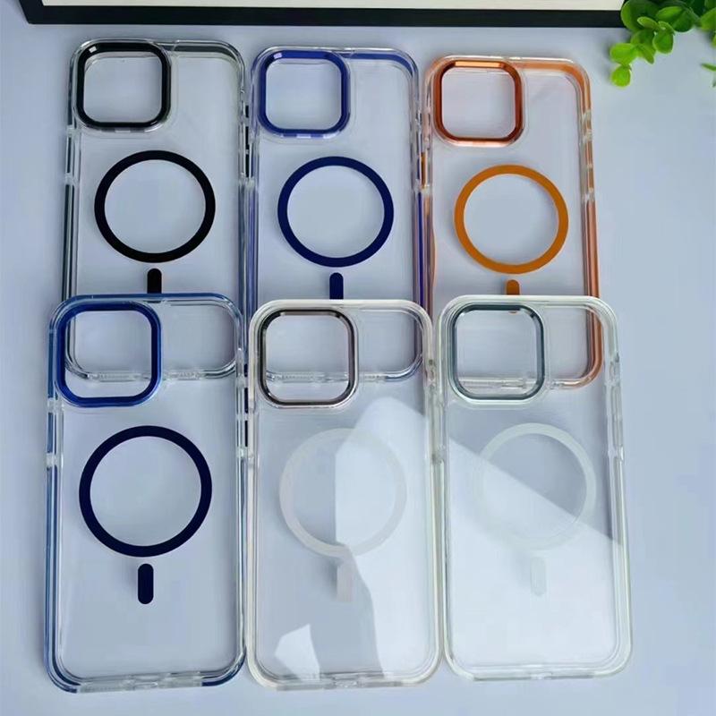 Applicable To IPhone15 Two-color Transparent Magnetic Case Apple 14MAX Two-in-one Full-pack Large Hole Anti-fall Protection Case Apple 15Plus
Applicable To IPhone15 Two-color Transparent Magnetic Case Apple 14MAX Two-in-one Full-pack Large Hole Anti-fall Protection Case Apple 15Plus