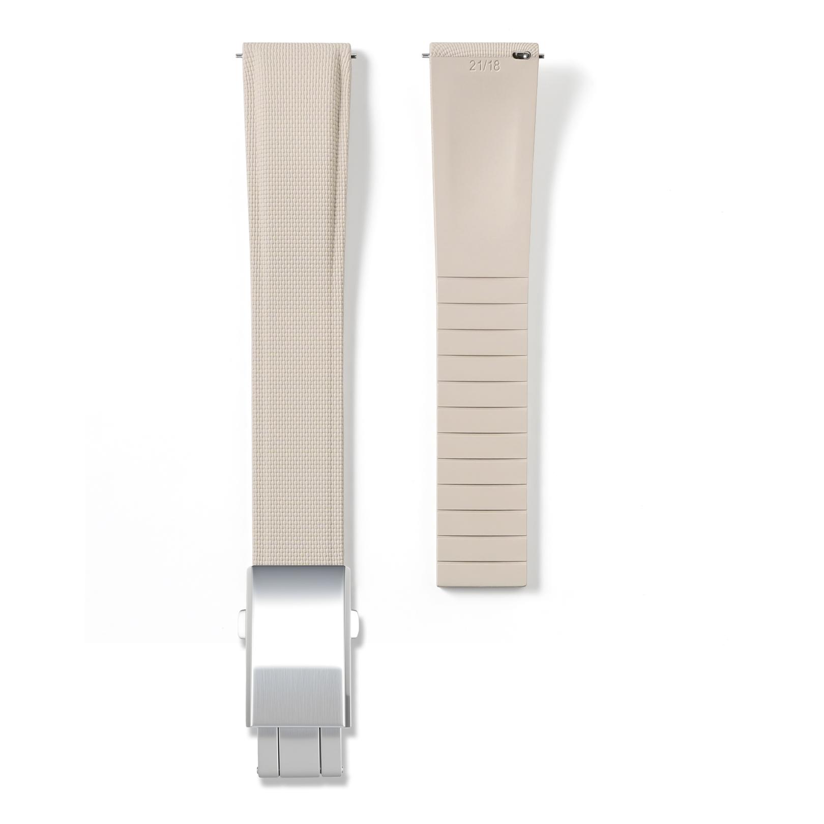 FKM Rubber Watch Straps Quick Release Spring Buckle 20mm 21mm 22mm Watch Bands Cut to size 22mm бежевий
FKM Rubber Watch Straps Quick Release Spring Buckle 20mm 21mm 22mm Watch Bands Cut to size 22mm бежевий