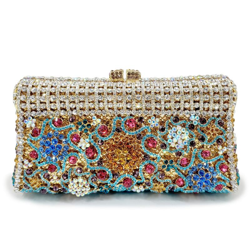 Handmade Diamond Dinner Bag Fashion Ladies Party Tote Crystal Hollow Diamond Clutch Bag
Handmade Diamond Dinner Bag Fashion Ladies Party Tote Crystal Hollow Diamond Clutch Bag