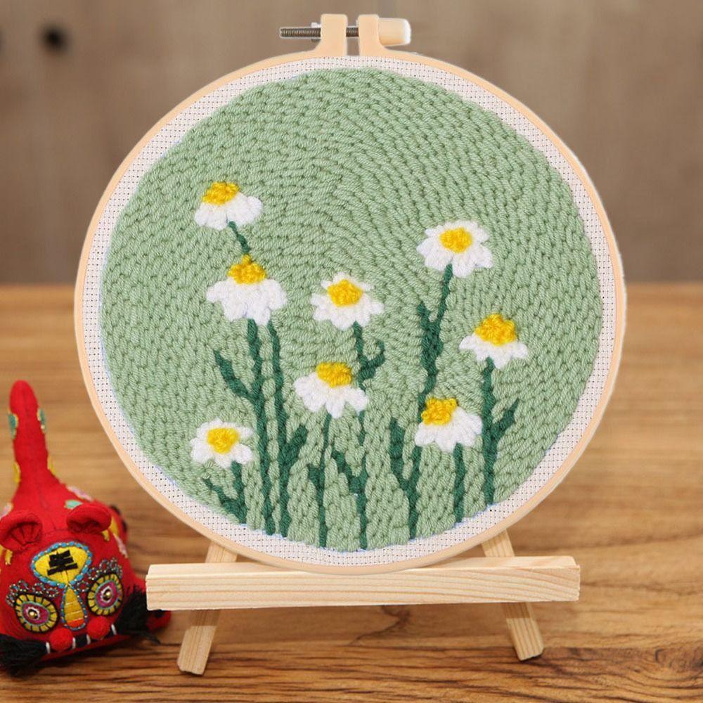 Needlework Rug Punch Flower Pattern Embroidery Kit Sewing Supplies Punch Needle Kit Beginner Style 2
Needlework Rug Punch Flower Pattern Embroidery Kit Sewing Supplies Punch Needle Kit Beginner Style 2
