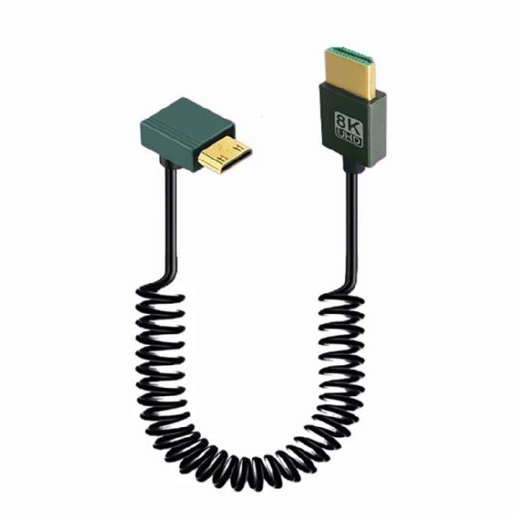 Portable 8K HDMIs to Mini HDMIs Cable for Travel and Business Trip with Spring Design Quality Signal Transmission
Portable 8K HDMIs to Mini HDMIs Cable for Travel and Business Trip with Spring Design Quality Signal Transmission
