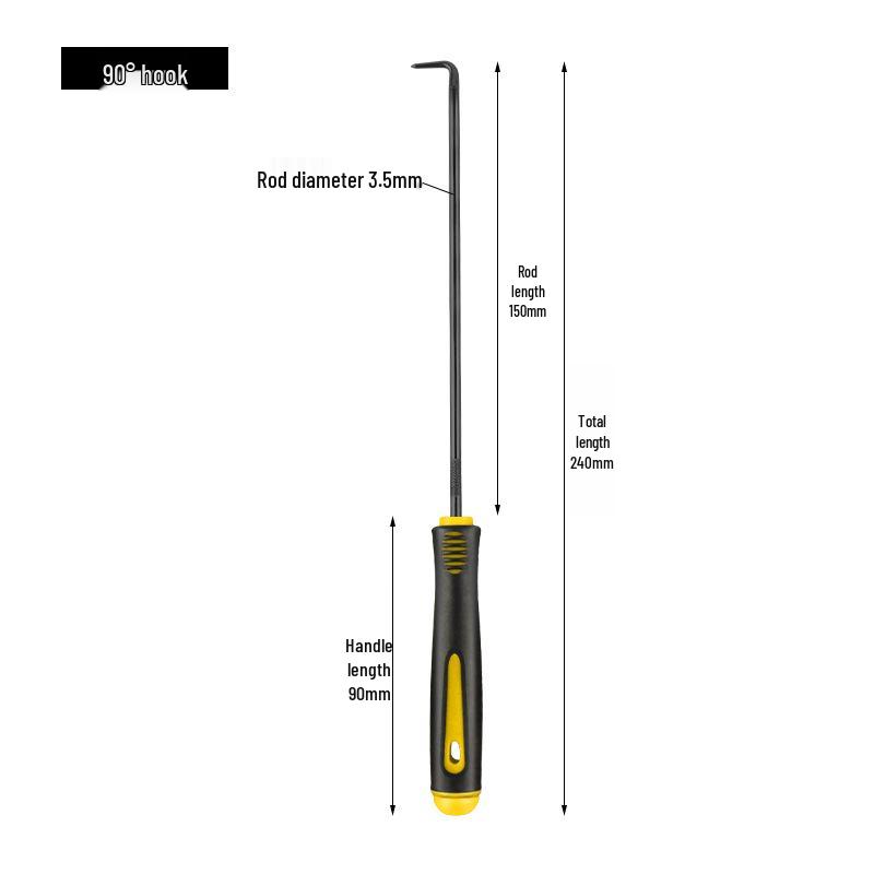 4-Piece Screwdriver Hook & Sealing Ring Tool for Auto Repair & Window Screen Installation
4-Piece Screwdriver Hook & Sealing Ring Tool for Auto Repair & Window Screen Installation