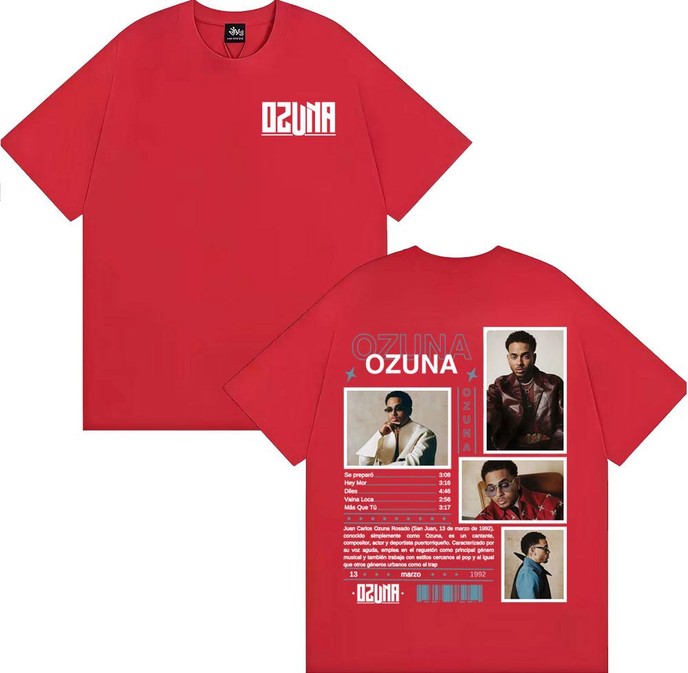 Rapper Ozuna Album 2025 Tour Graphic T Shirts Unisex Women Fashion Hip Hop Style Vintage Tshirt Casual Cotton Short Sleeve T Shirt S
Rapper Ozuna Album 2025 Tour Graphic T Shirts Unisex Women Fashion Hip Hop Style Vintage Tshirt Casual Cotton Short Sleeve T Shirt S