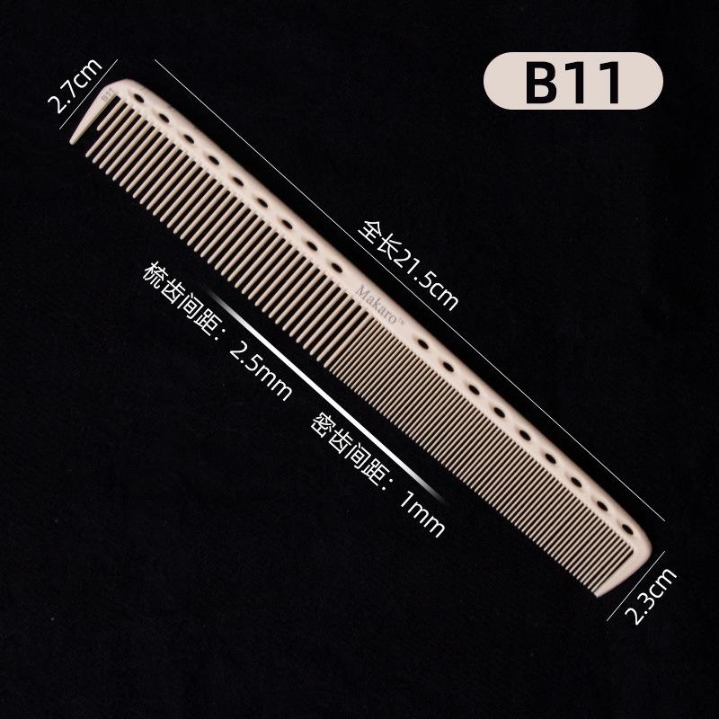 Graduated Salon Hairdressing Comb with Engraved Ruler - Professional Barber Flat Top Sectioning Tool
Graduated Salon Hairdressing Comb with Engraved Ruler - Professional Barber Flat Top Sectioning Tool