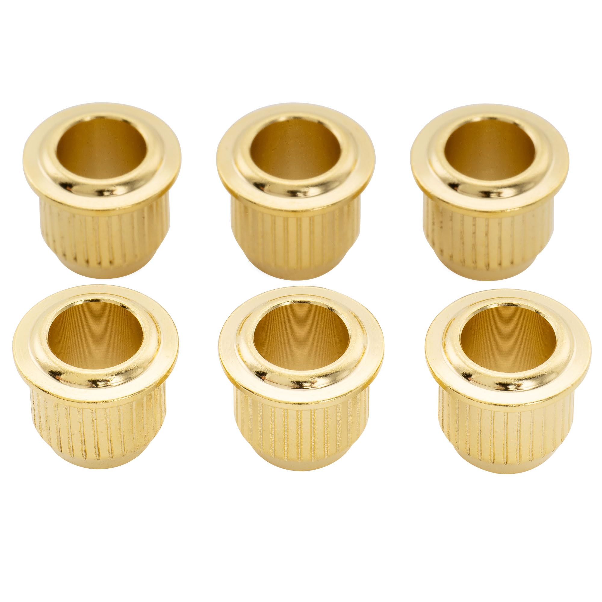Musiclily Ultra Brass 9.2mm Vintage Style Guitar Tuning Peg Bushings for Epiphone Electric Guitar Tuning Pegs, Gold (Set of 6)
Musiclily Ultra Brass 9.2mm Vintage Style Guitar Tuning Peg Bushings for Epiphone Electric Guitar Tuning Pegs, Gold (Set of 6)