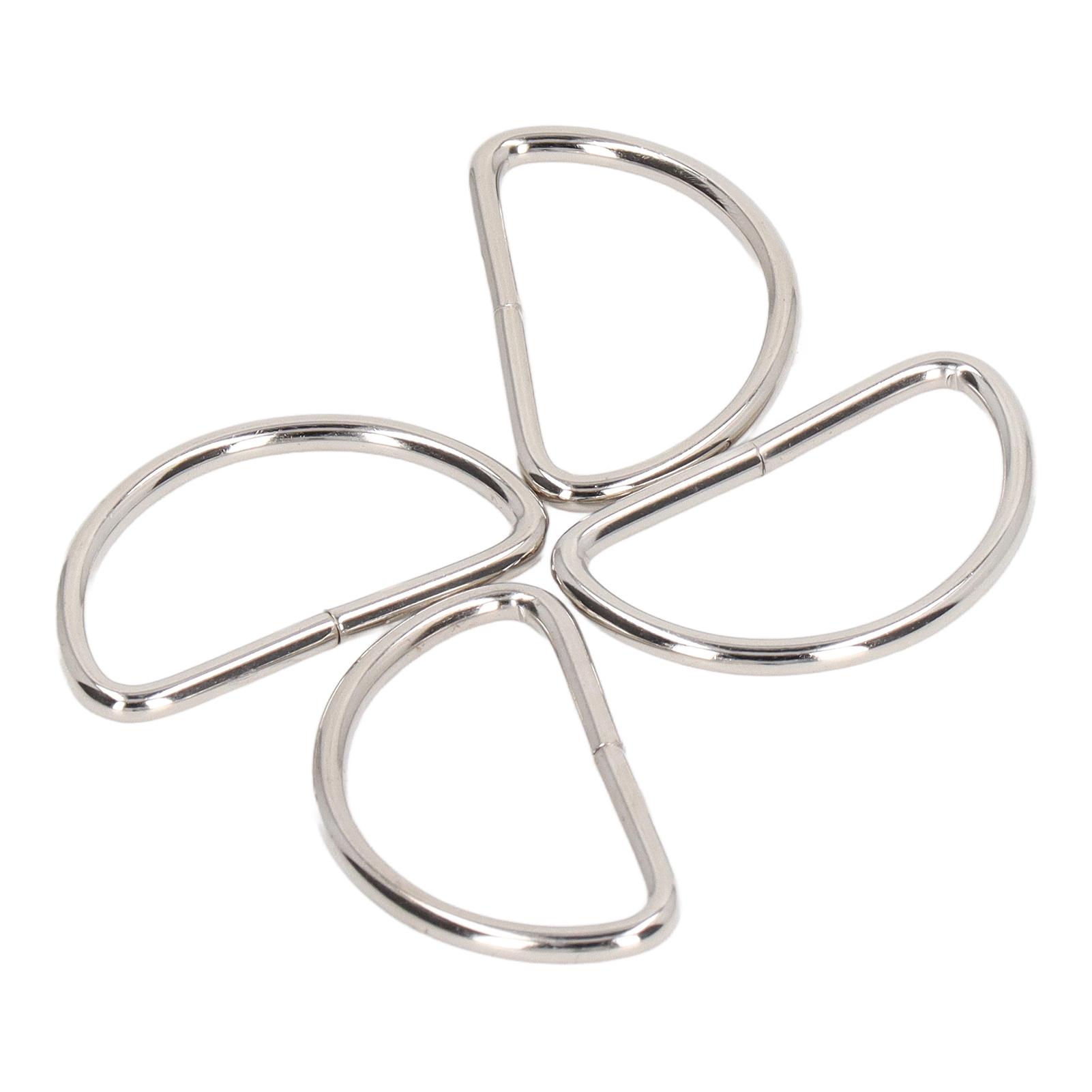 100Pcs Metal D Rings Smoother Surfaces Classic Look Metal Rings Buckle for DIY Belts Luggage Belts Handbags Backpacks срібний
100Pcs Metal D Rings Smoother Surfaces Classic Look Metal Rings Buckle for DIY Belts Luggage Belts Handbags Backpacks срібний