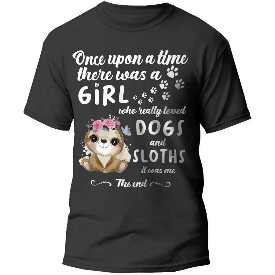 Sloth Lovers T-Shirt Once Upon A Time There was A Girl Who Really Loved Dogs and Sloths T-Shirt for Men Women, Black, XX-Large XXXXXL різнокольоровий
Sloth Lovers T-Shirt Once Upon A Time There was A Girl Who Really Loved Dogs and Sloths T-Shirt for Men Women, Black, XX-Large XXXXXL різнокольоровий