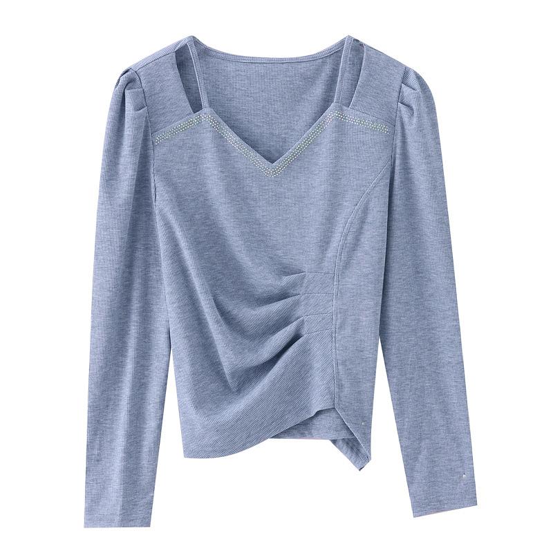 New Long-sleeved Women s Temperament, Age-reducing Versatile Light-working Style, Fashionable Base Top T-shirt 3XL синій
New Long-sleeved Women s Temperament, Age-reducing Versatile Light-working Style, Fashionable Base Top T-shirt 3XL синій