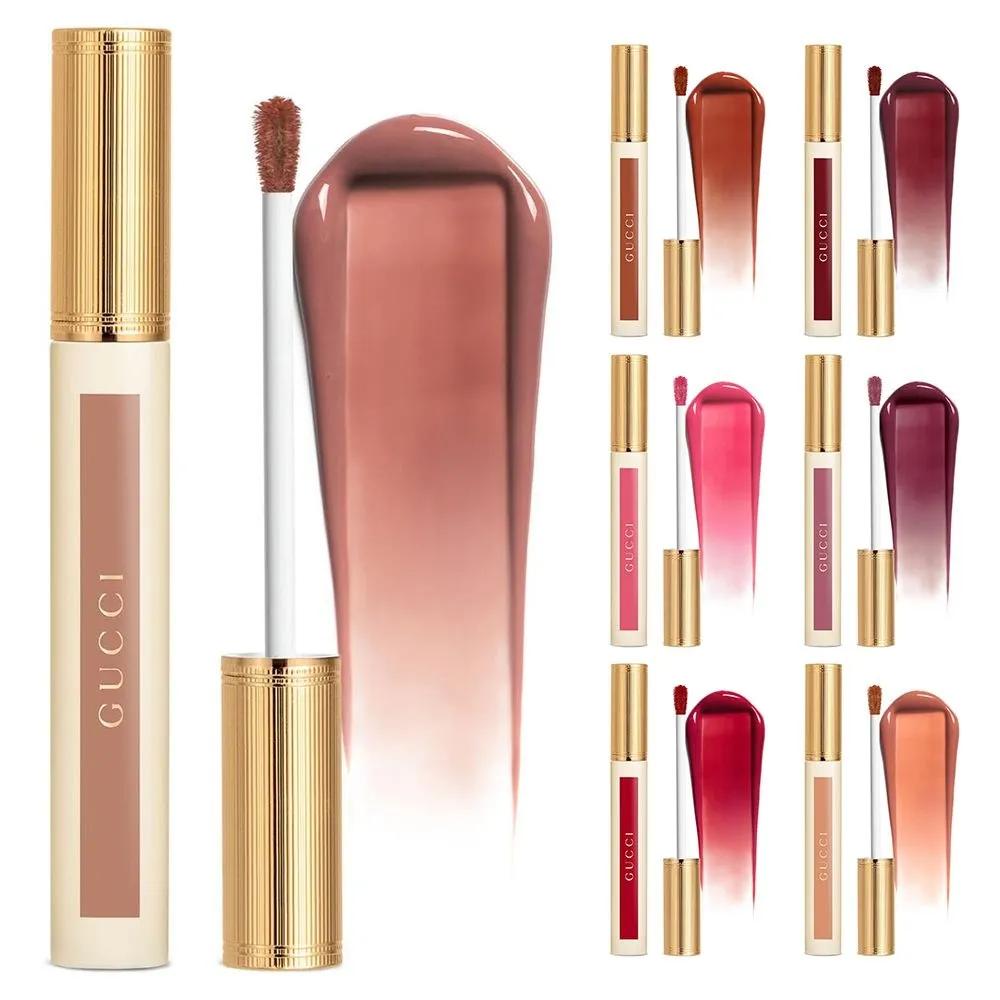 Gucci Beauty Oil-in-Water Tint Liquid Glow Lipstick 308 Lucy Dark Orange
Gucci Beauty Oil-in-Water Tint Liquid Glow Lipstick 308 Lucy Dark Orange