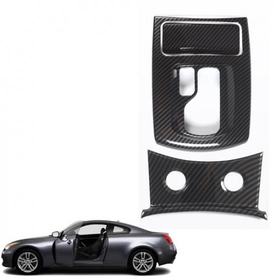 ABS Carbon Center Gear Panel Trim Cover Set For Infiniti G25 G37 Automatic 09-13
ABS Carbon Center Gear Panel Trim Cover Set For Infiniti G25 G37 Automatic 09-13