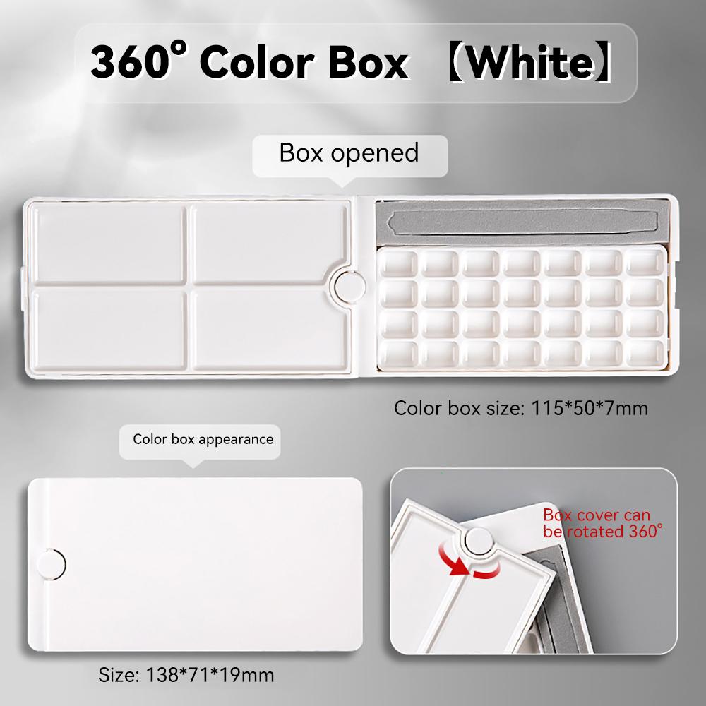 54Grid Watercolor Palette Empty Painting Paint Tray Box Multi-function Moisturizing Dispenser Box for Watercolor Acrylic Paints
54Grid Watercolor Palette Empty Painting Paint Tray Box Multi-function Moisturizing Dispenser Box for Watercolor Acrylic Paints