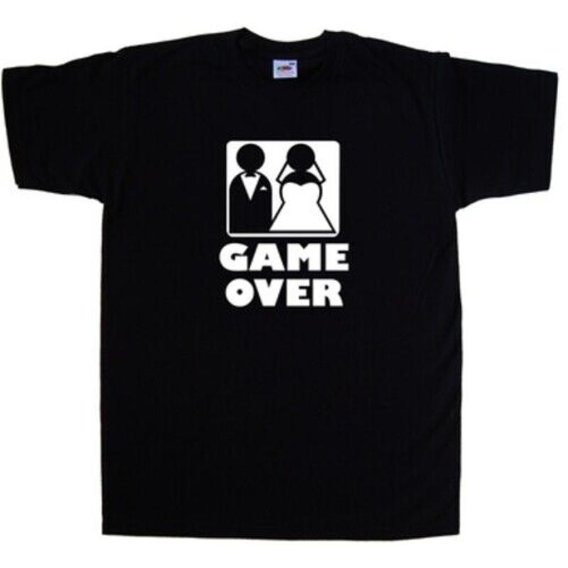 Game Over Wedding Funny T-Shirt - Men s Summer Cotton Graphic Tee 5XL різнокольоровий
Game Over Wedding Funny T-Shirt - Men s Summer Cotton Graphic Tee 5XL різнокольоровий
