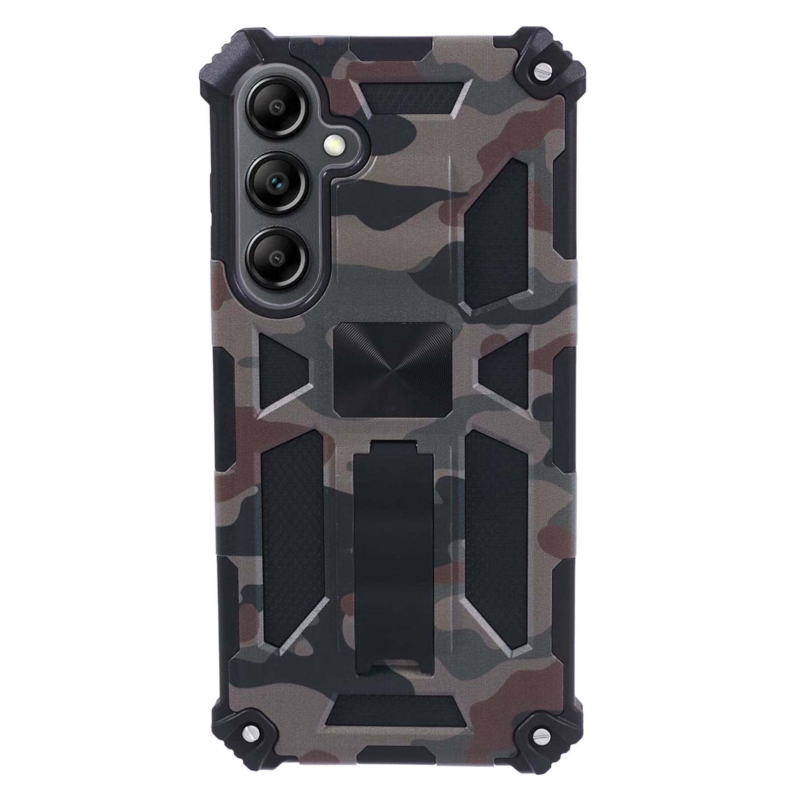 Для Samsung Galaxy S24 FE Чохол Kickstand PC+TPU камуфляж військового класу Phone Cover Army Green
Для Samsung Galaxy S24 FE Чохол Kickstand PC+TPU камуфляж військового класу Phone Cover Army Green