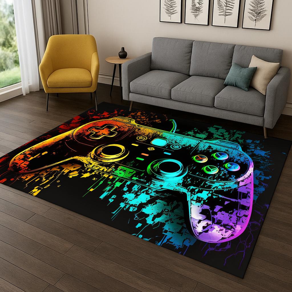 3D GamePad Controller Game Gamer Carpet Rug for Living Room Sofa Home Bedroom Doormat Decor,Playroom Non-slip Area Rug Gift 40x60cm
3D GamePad Controller Game Gamer Carpet Rug for Living Room Sofa Home Bedroom Doormat Decor,Playroom Non-slip Area Rug Gift 40x60cm