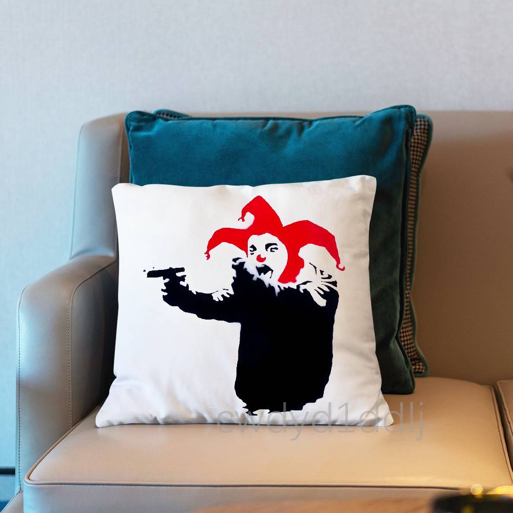 Street Art BBanksy Graffiti Cushion Cover Pillow Cover Decor Pillowcase Printed Cushion Case For Couch 30x30cm
Street Art BBanksy Graffiti Cushion Cover Pillow Cover Decor Pillowcase Printed Cushion Case For Couch 30x30cm