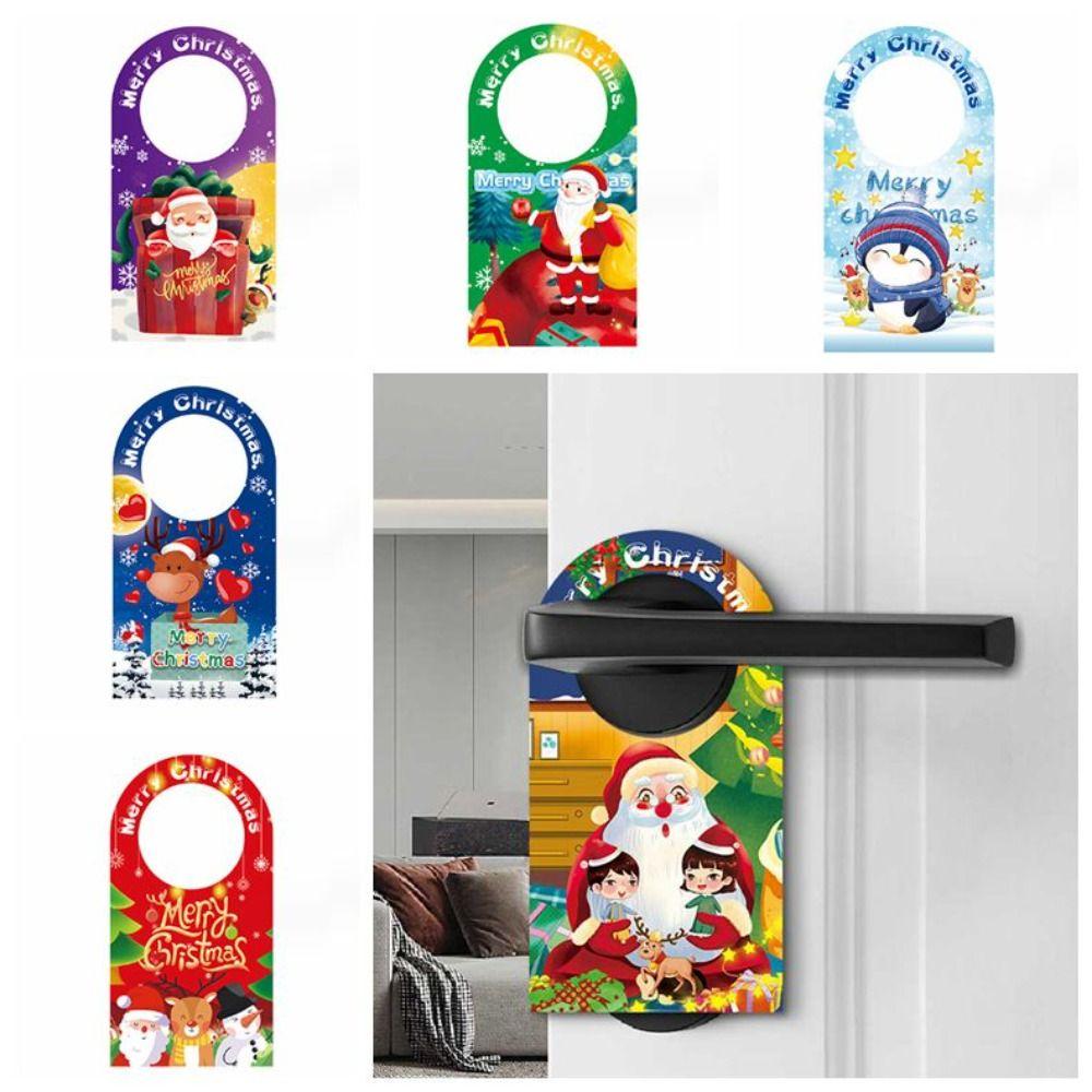 Paper Door Sign Festival Decor Door Hanger Durable Christmas Door Handle Sign Hotel
Paper Door Sign Festival Decor Door Hanger Durable Christmas Door Handle Sign Hotel