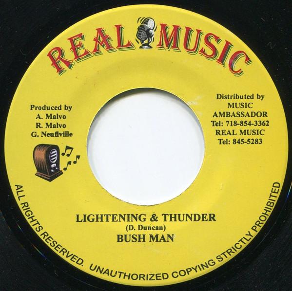 7inch Record BUSHMAN - Lightening & Thunder NONE Real Music 2003 Jamaica Reggae, Ska & Dub Used
7inch Record BUSHMAN - Lightening & Thunder NONE Real Music 2003 Jamaica Reggae, Ska & Dub Used